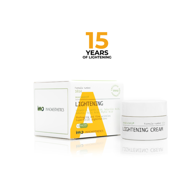 Promocja 15 lat skutecznej walki z przebarwieniami. Promocja na profesjonalny peeling na przebarwienia Lightening -20% !