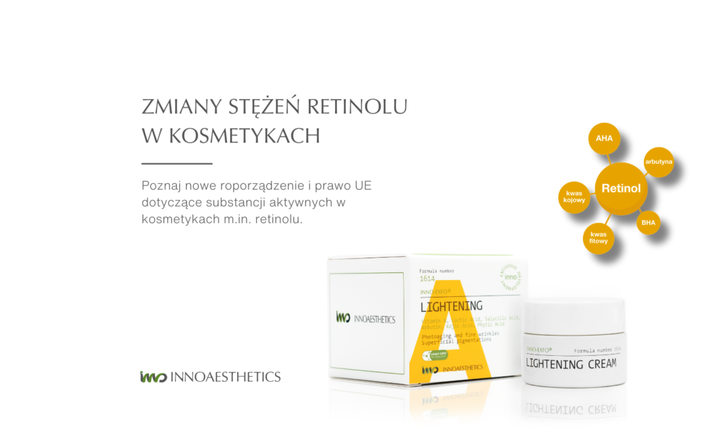 Zmiany stężeń retinolu w kosmetykach w świetle nowych rozporzadzeń UE w 2025r. Nowe prawo kosmetyczne - co się zmienia i co każdy kosmetolog powinien wiedzieć.